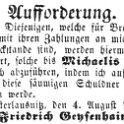 1868-08-04 Kl Schulden fuer Brot